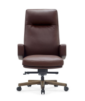 Изображение кресло rv design rafael (a2119) кожа коричневая